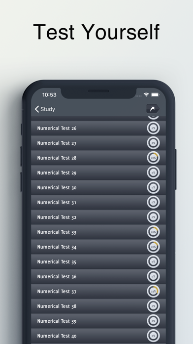 Numerical Reasoning Test Screenshot