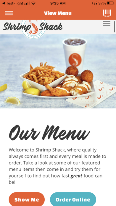 Shrimp Shack Seafood Kitchen. Screenshot
