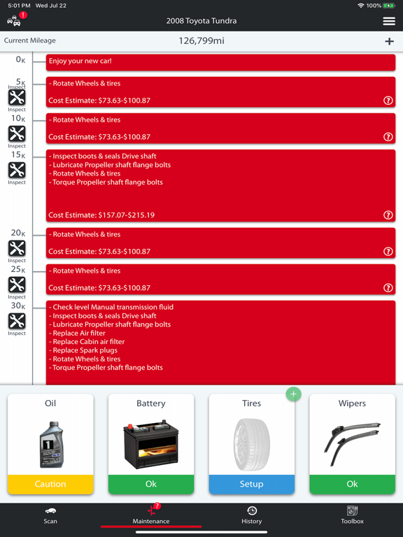 CRAFTSMAN Auto Assist iPad screenshot 2 - Utilities app