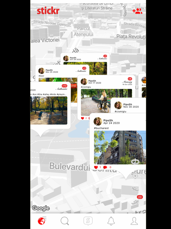 Screenshot #4 pour Stickr Earth