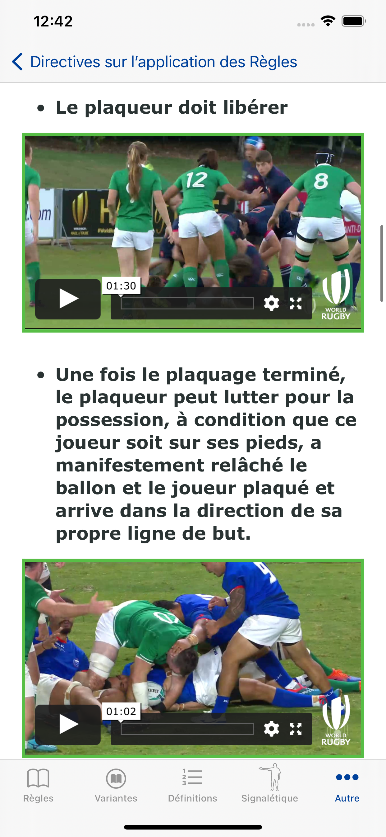 World Rugby: Les Règles du Jeu