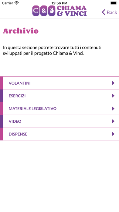 Chiama & Vinci Screenshot
