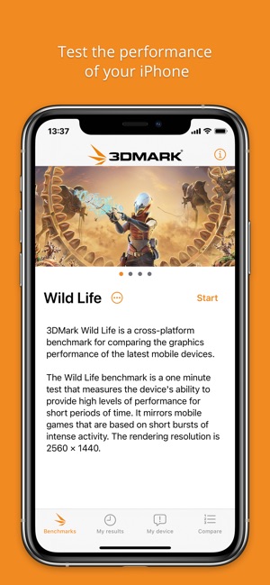 3DMark benchmark for Windows, Android and iOS