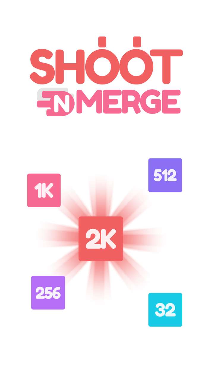 2048 Shoot N Merge Brick Game