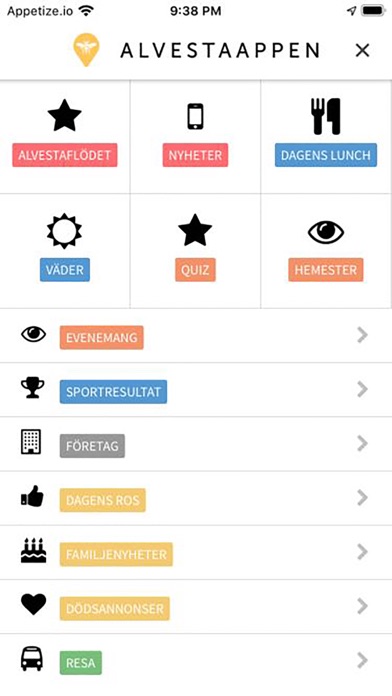 AlvestaAppen Screenshot