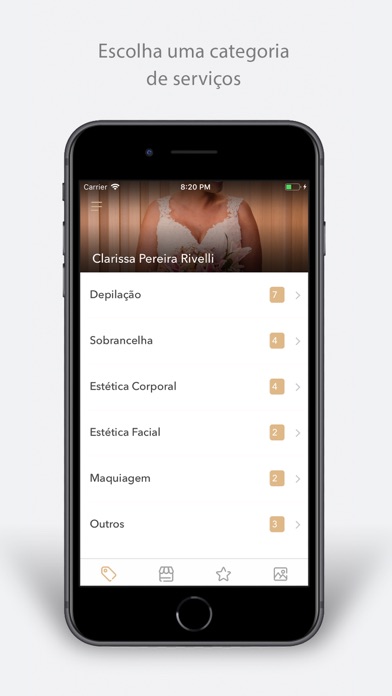 Clarissa Rivelli Estética Screenshot