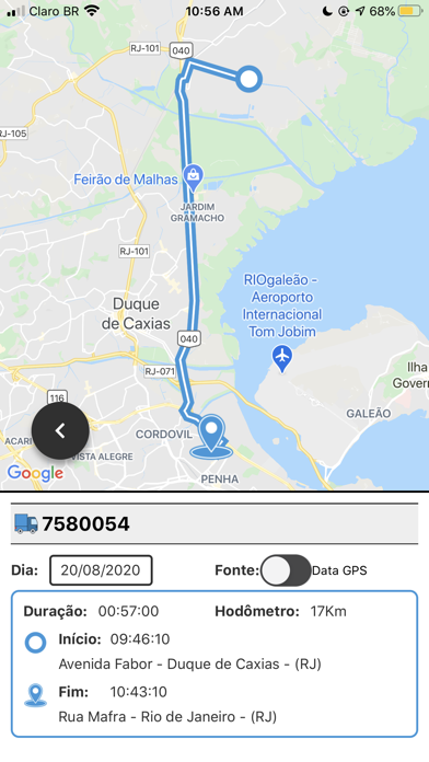 Fidelity Track Screenshot