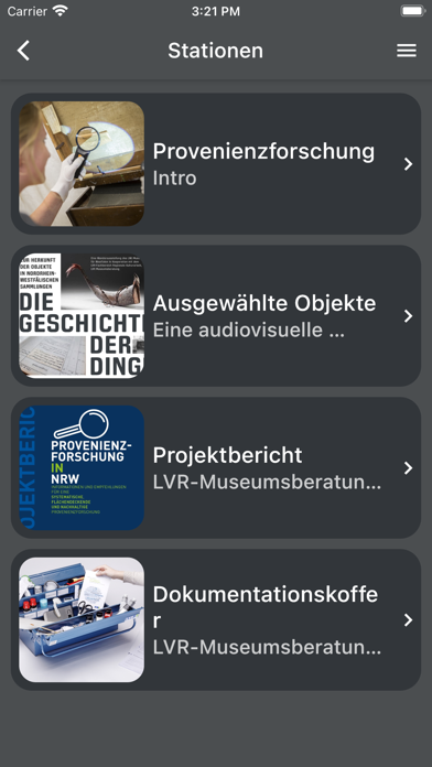 Geschichte der Dinge Screenshot