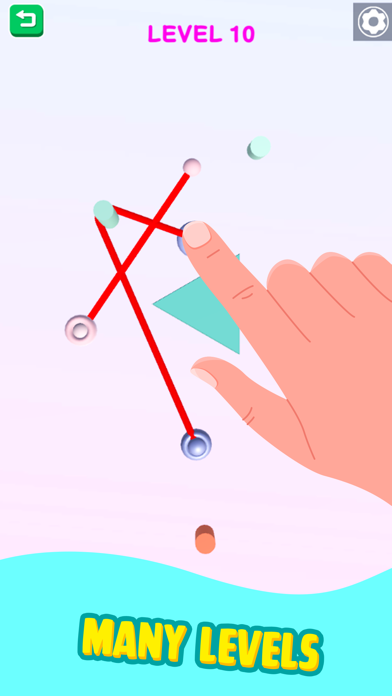 Screenshot #1 pour Color Rope Puzzle: Roll Around