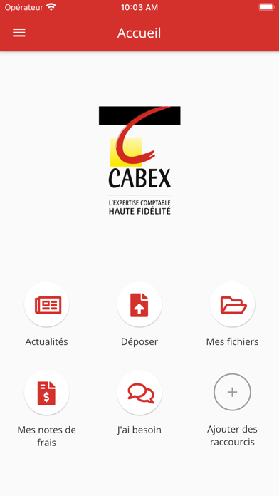 CABEX EFICIO Screenshot