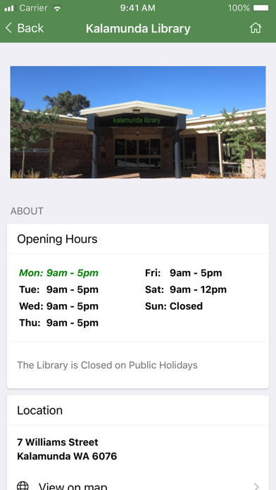 City of Kalamunda Libraries Screenshot
