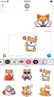 shiba inu best stickers iphone screenshot 1