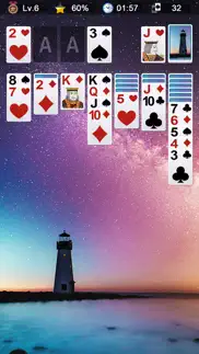 classic solitaire． iphone screenshot 2