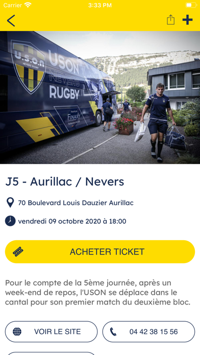 USON NEVERS RUGBY OFFICIEL Screenshot