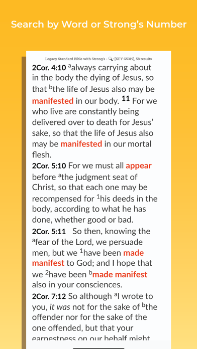 Legacy Standard Bible Screenshot