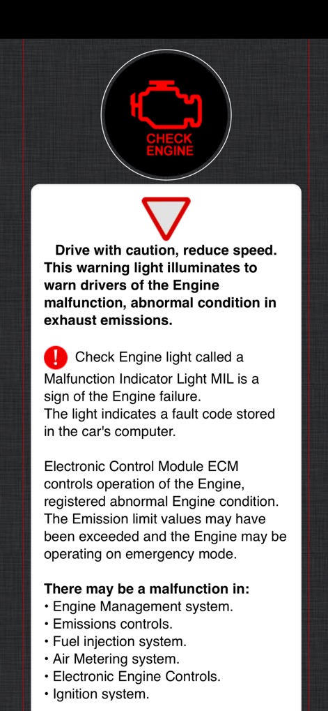 Land Rover Warning Lights Info - Reference App | MWM