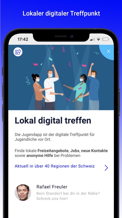 Jugendapp Screenshot