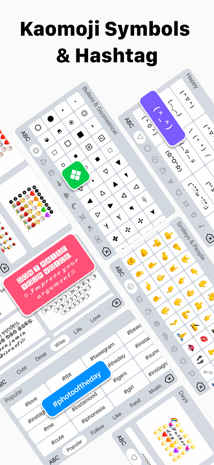 Keyboard Fonts and Emoji Maker