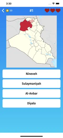 Game screenshot Iraq: Provinces Quiz Game apk