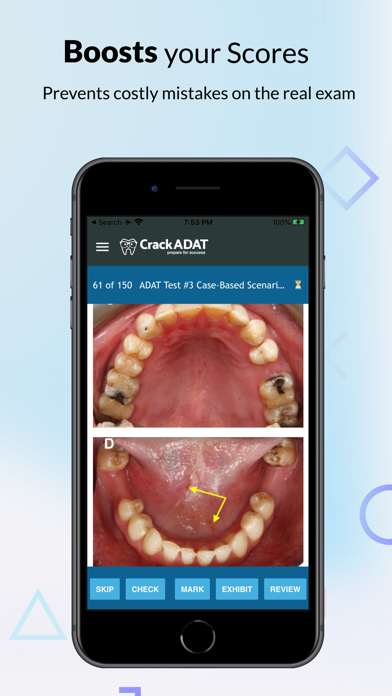 ADAT Advanced Dental Admission Screenshot