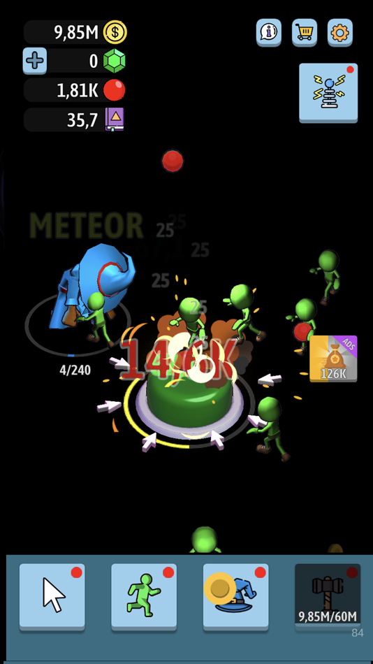 #5. Green button: Idle clicker (iOS) 来自: Liudmyla Petryshyn