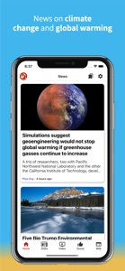 Climate Change News screenshot #1 for iPhone
