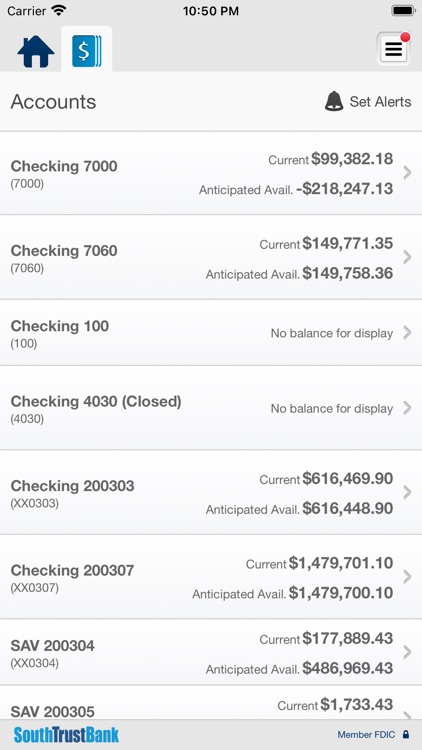 SouthTrust Bank Business screenshot-3