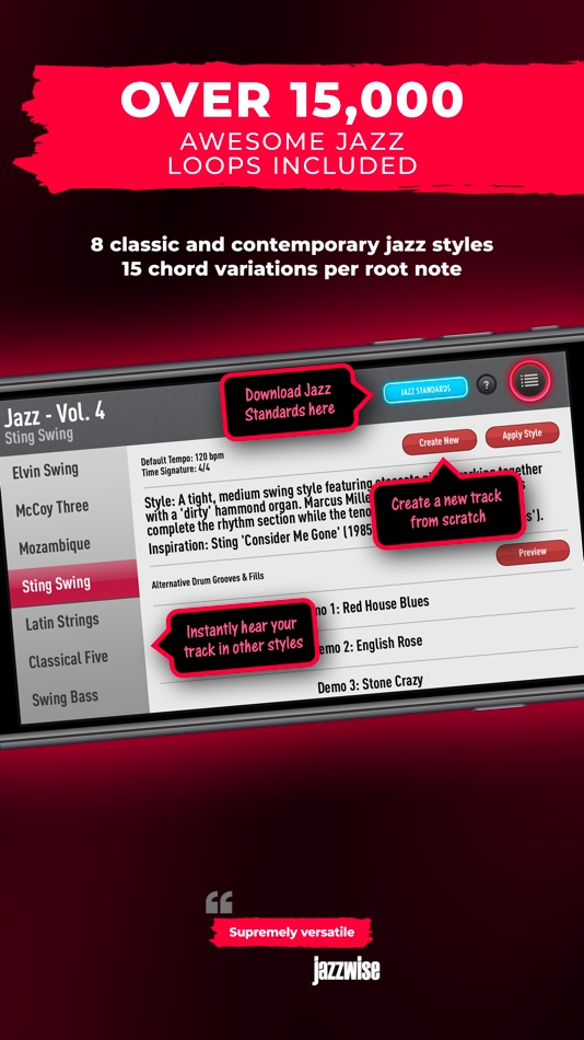#3. SessionBand Jazz 4 (iOS) di: UK Music Apps Ltd