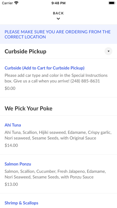 Kaku Sushi & Poke Screenshot
