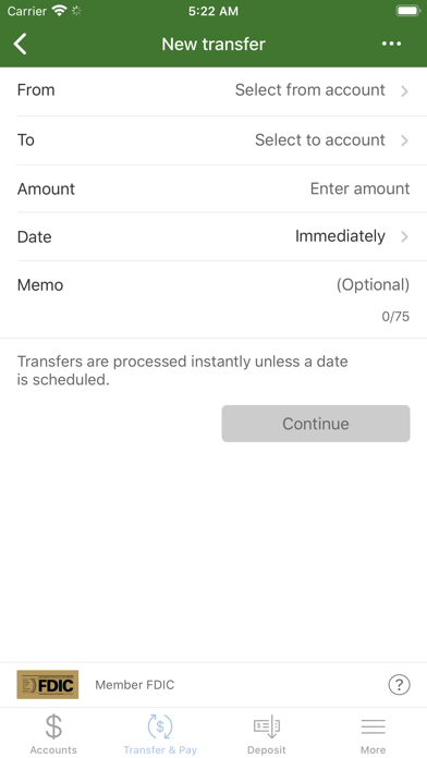 Liberty Bank and Trust Company Screenshot