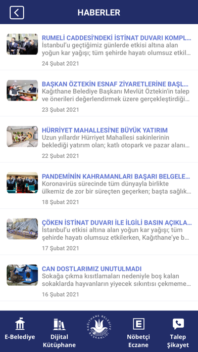 Kağıthane Belediyesi Screenshot