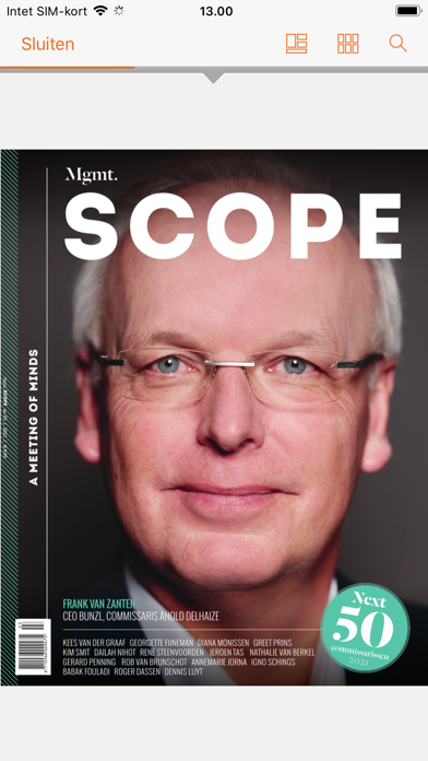 Management Scope Screenshot