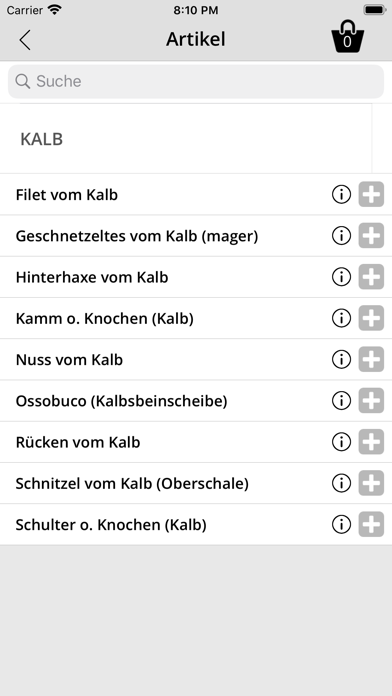 Metzgerei Häuser Screenshot