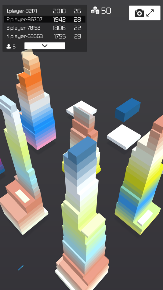 #2. towerz.io - Multiplayer Stack (iOS) 由: Murat Yucel