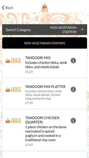 taste of india sheerness iphone screenshot 2