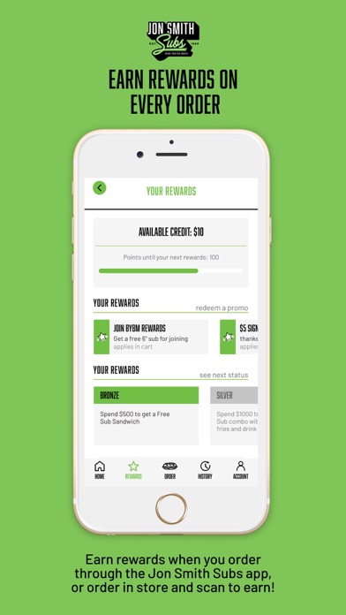 Jon Smith Subs App Screenshot