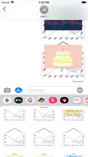 How to cancel & delete birthday letters stickers 3
