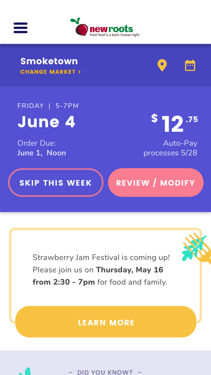 New Roots Fresh Stop Markets