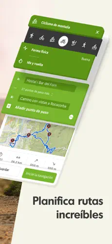Captura 2 Komoot - Mapas ciclismo/sender iphone