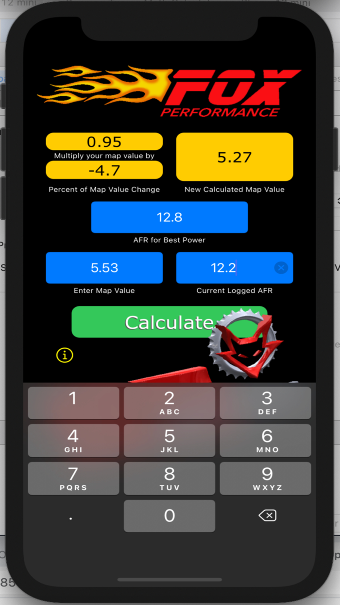 Dyno Tuning Math Calculator