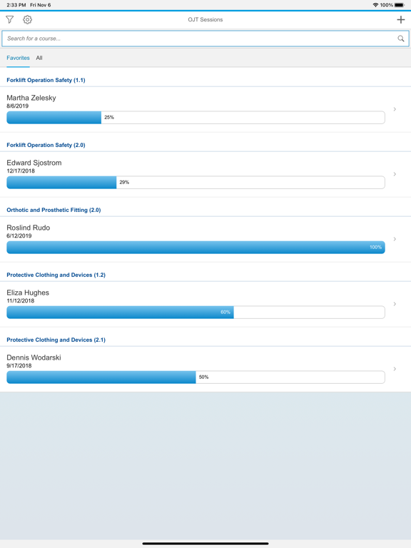 Screenshot #4 pour OJT Checklist
