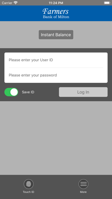 Farmers Bank of Milton Screenshot