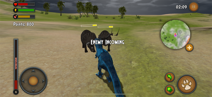 T-Rex Survival Simulator