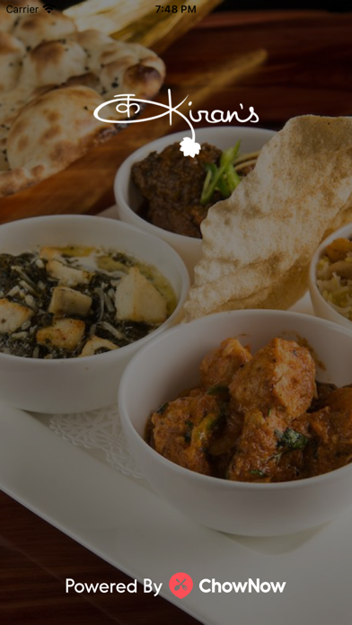 Kiran's Restaurant Screenshot
