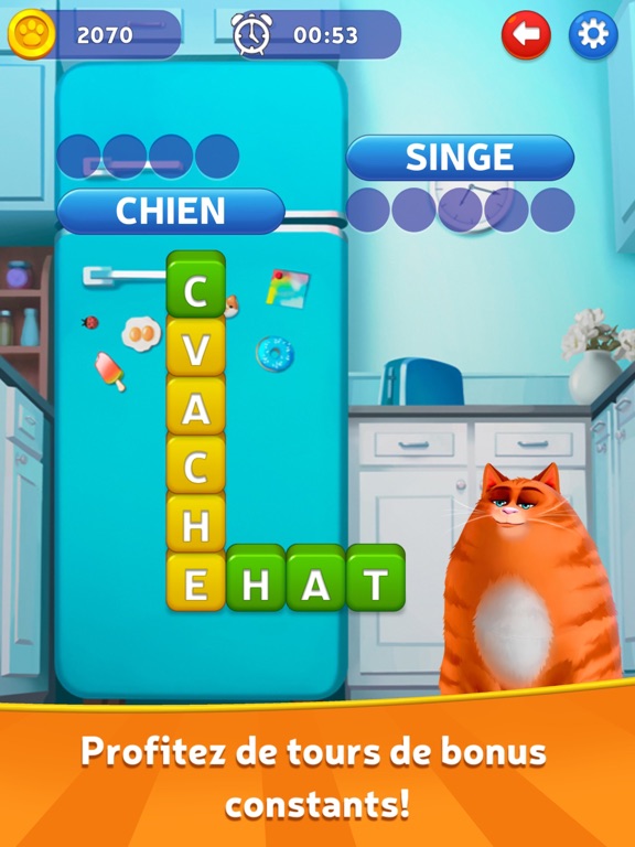 Screenshot #6 pour Kitty Scramble: Piles de Mots