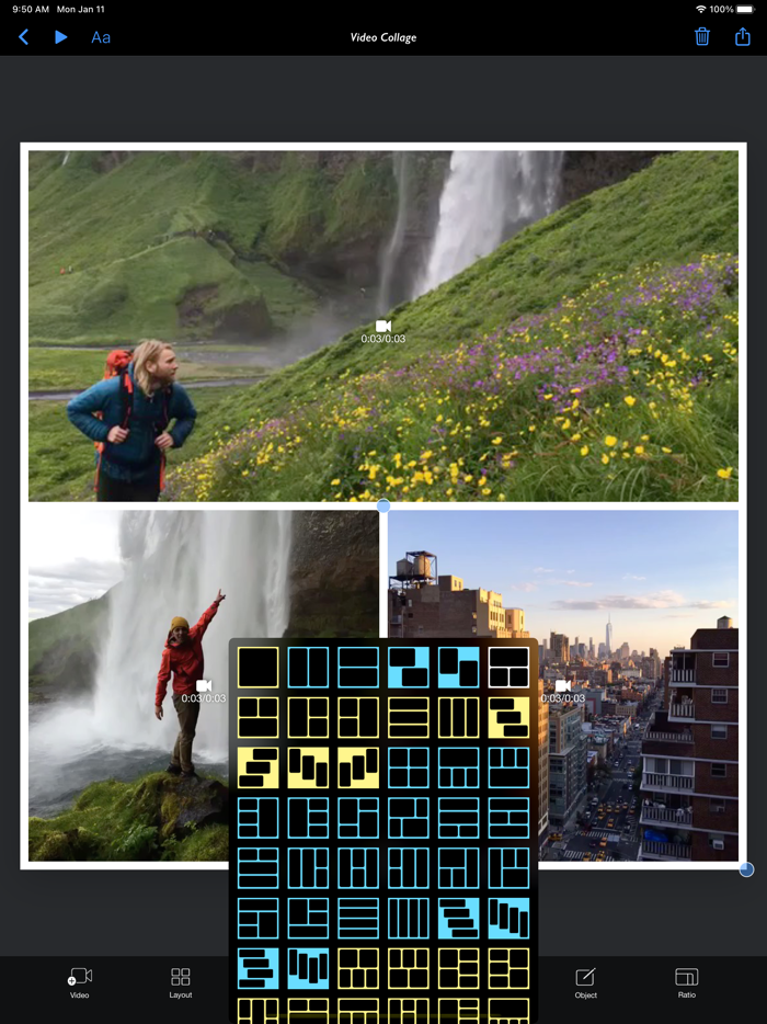 Video Collage - Stitch Videos