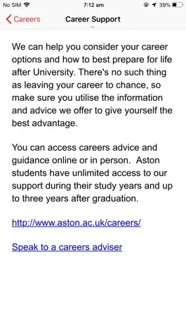 Game screenshot Aston University Student App hack