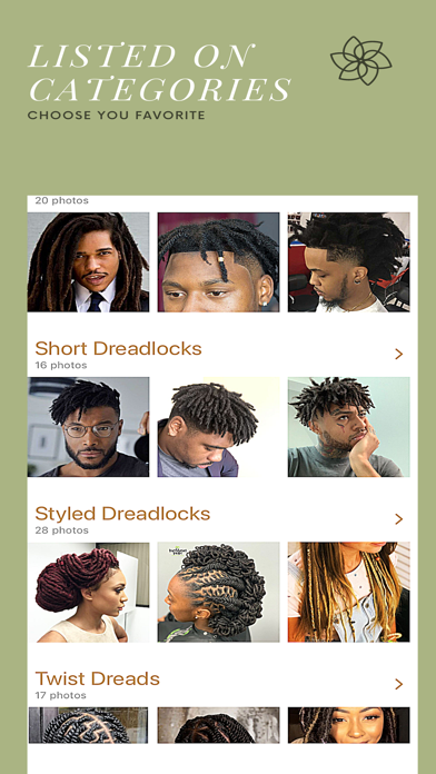 Styled Dreadlocks Hairstyles Screenshot