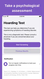 hoarding test iphone screenshot 1