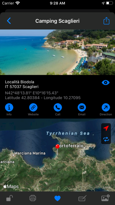 Locations MAP Screenshot